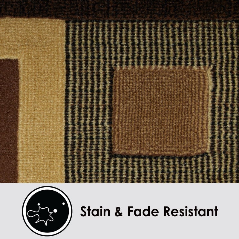 Home Dynamix Catalina Virginia Abstract Area Rug, Geometric Black/Brown 3'3"x5'2" - Image 4